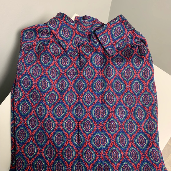 Vintage Printed button down long sleeve blouse - Picture 3 of 5